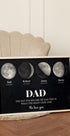 Our Moon Phases, Custom Dad Plakat - Posterbox.dk