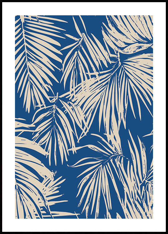 Palm Leaves Pattern Plakat - Posterbox.dk