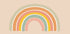 Pastel Rainbow Plakat - Posterbox.dk