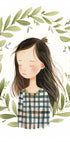 Peaceful Girl Illustration Plakat - Posterbox.dk