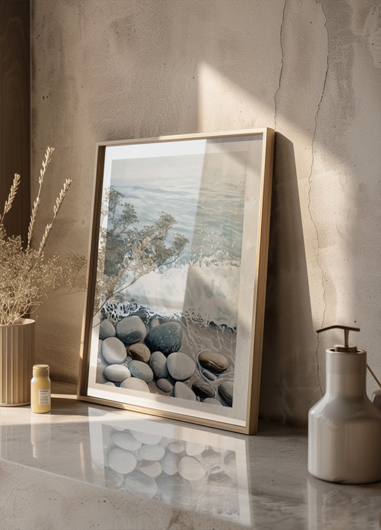 Pebble Shoreline Plakat - Posterbox.dk