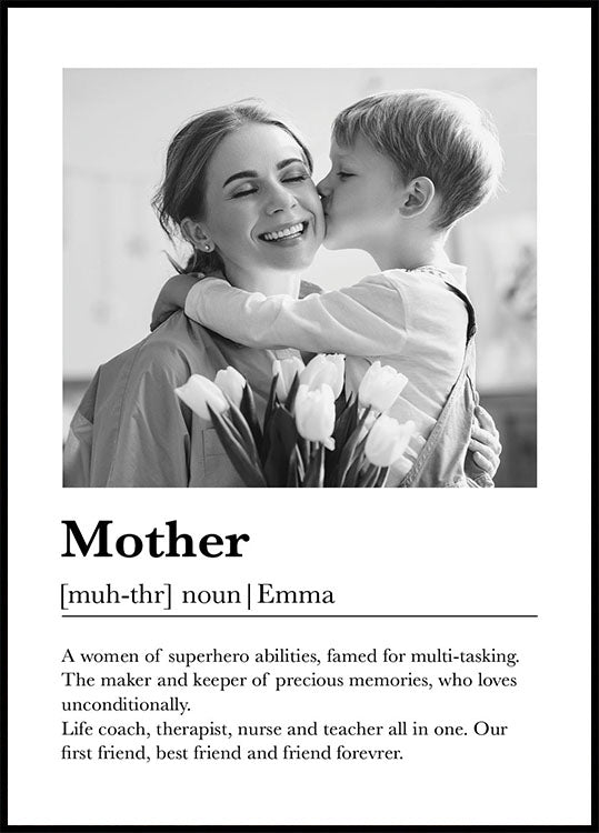Personal print Mom Plakat - Posterbox.dk