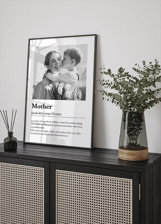 Personal print Mom Plakat - Posterbox.dk
