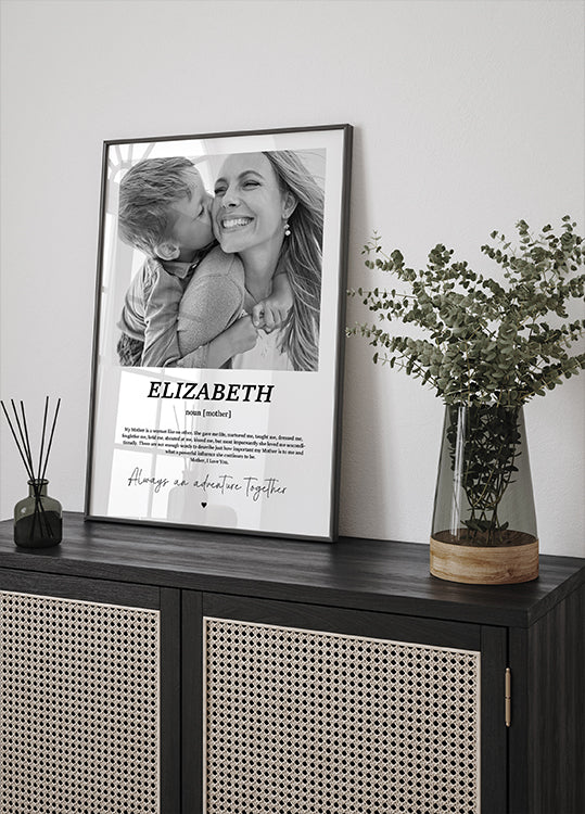 Personalized Mother Photo Plakat - Posterbox.dk