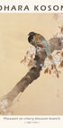 Pheasant on Cherry Blossom Branch, Japanese Woodblock By Ohara Koson Plakat - Posterbox.dk