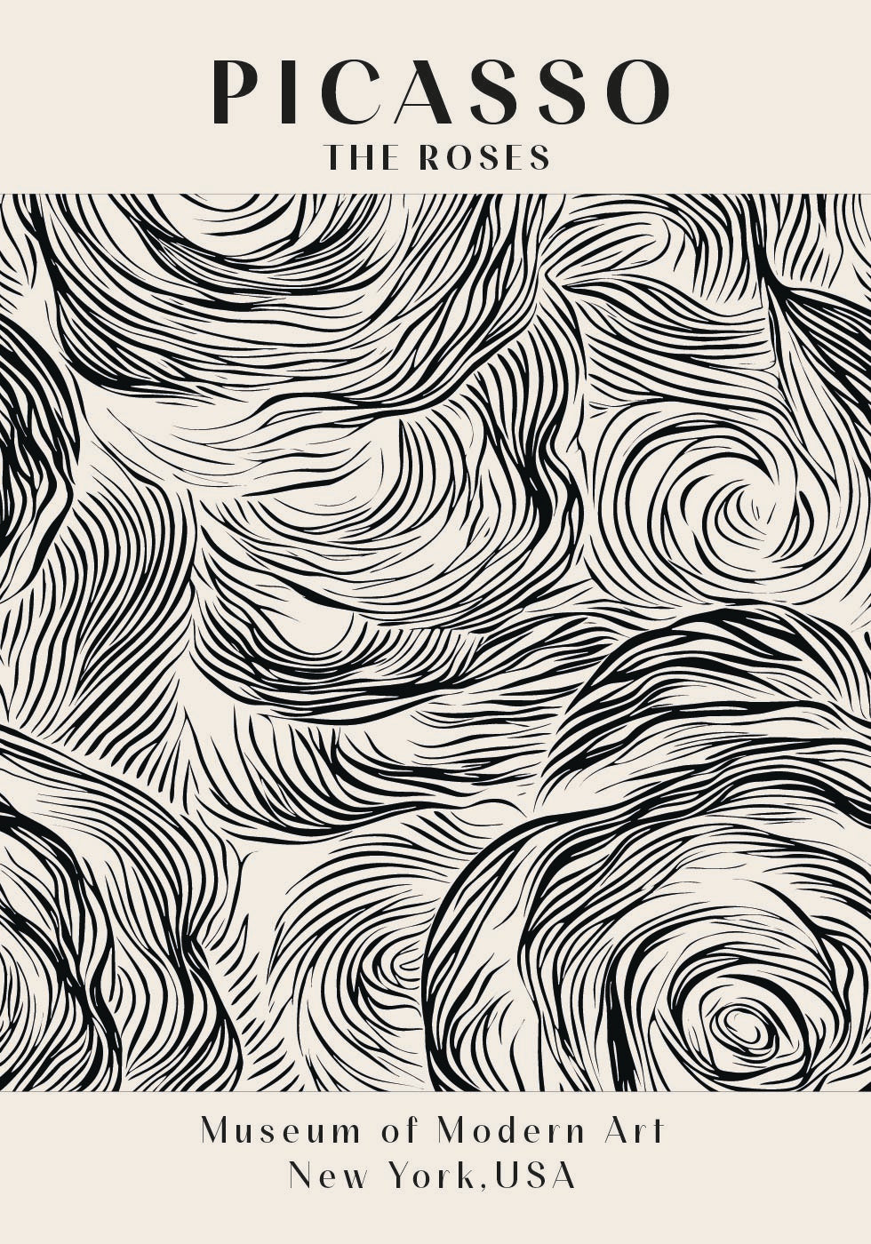 Picasso - The Roses Plakat - Posterbox.dk