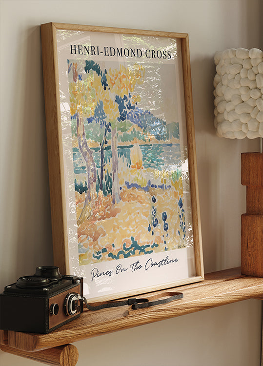 Pines on the Coastline Plakat - Posterbox.dk