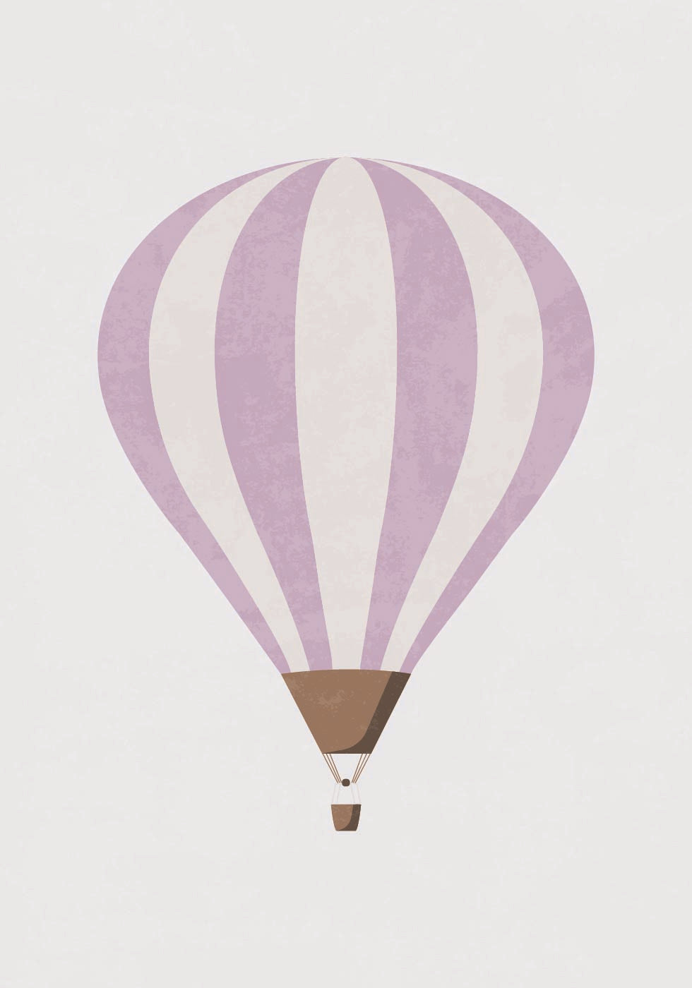 Pink Hot Air Balloon Plakat - Posterbox.dk