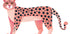 Pink Leopard Plakat - Posterbox.dk