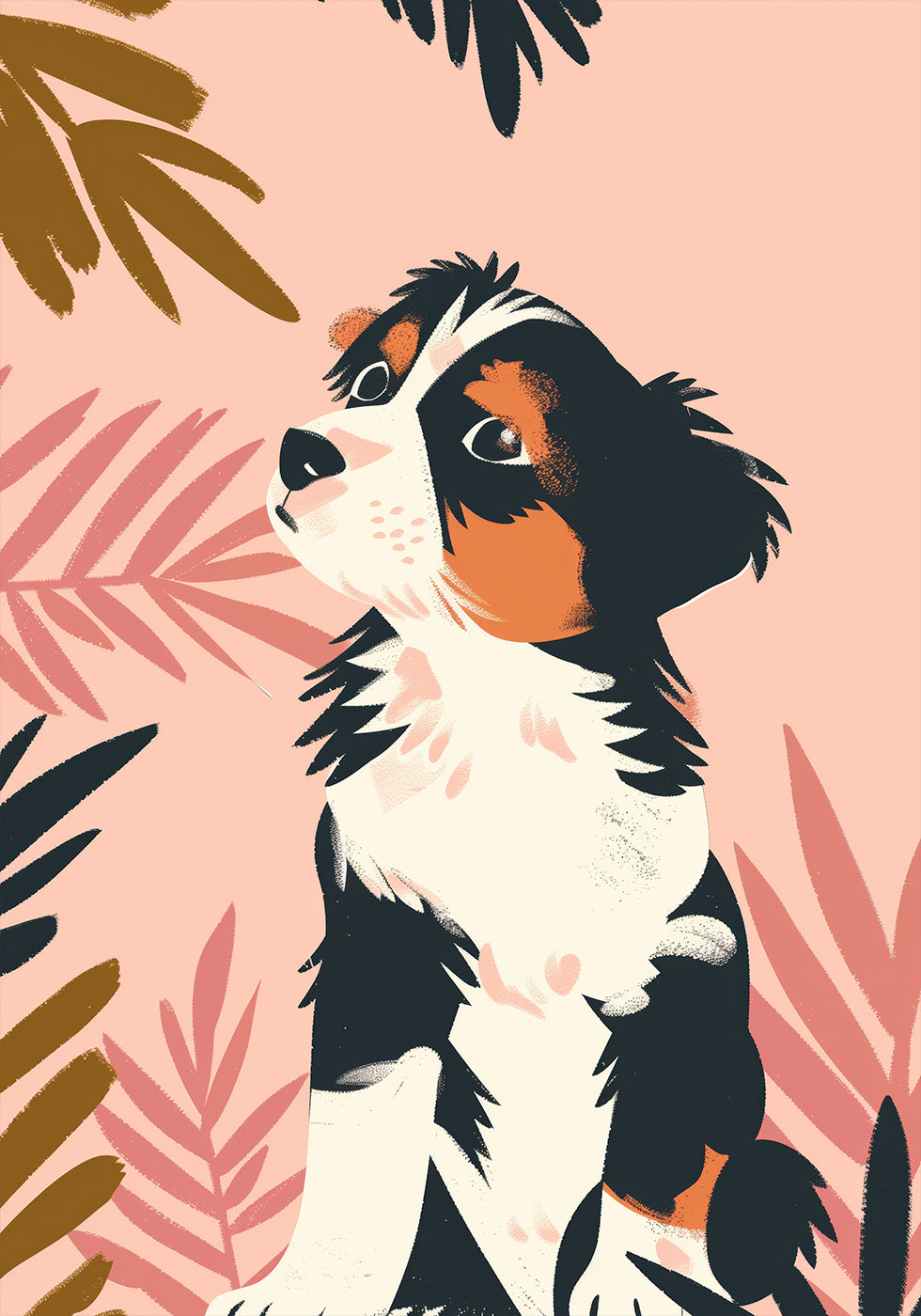 Playful Puppy Plakat - Posterbox.dk