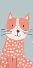 Polka Dot Cat Plakat - Posterbox.dk