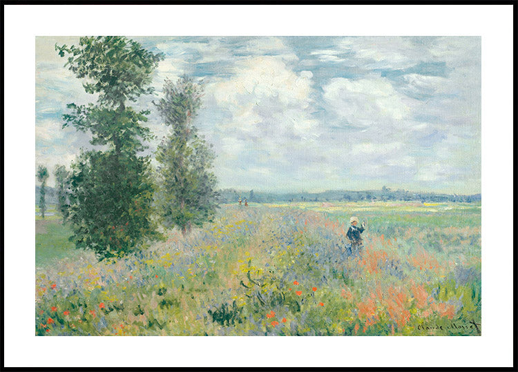Poppy Fields 1875 Plakat by Claude Monet - Posterbox.dk