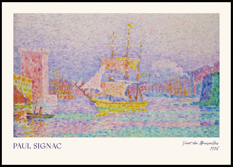 Port De Marseilles, Paul Signac Plakat - Posterbox.dk