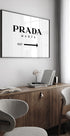 Prada Marfa Minimalist Plakat - Posterbox.dk