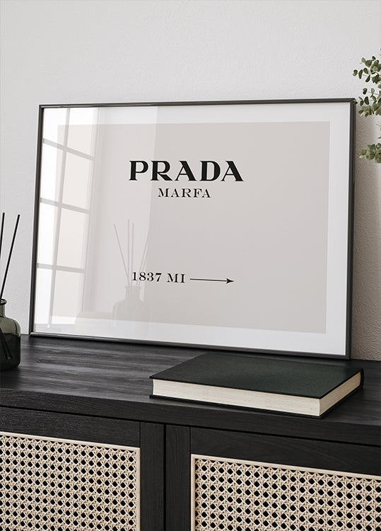 Prada Marfa Sign Plakat - Posterbox.dk