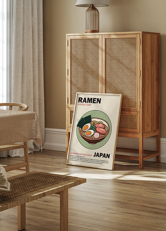 Ramen Noodle Soup Plakat - Posterbox.dk