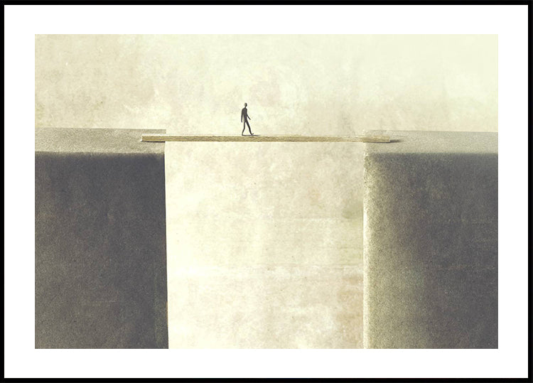 Reaching the Other Side, Gap Crossing Concept Plakat - Posterbox.dk