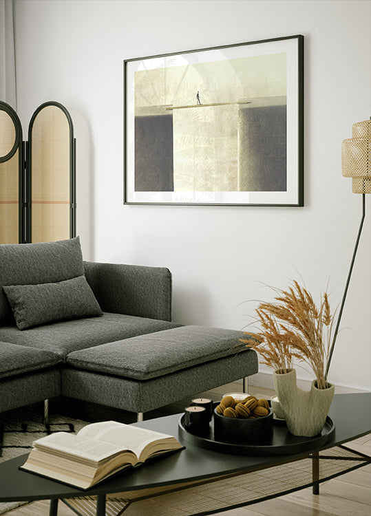 Reaching the Other Side, Gap Crossing Concept Plakat - Posterbox.dk