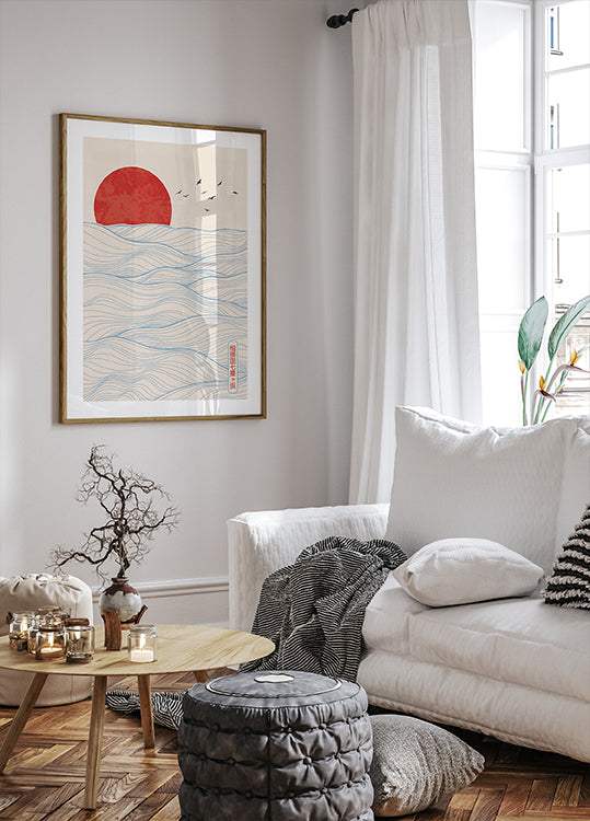 Red Sun Plakat - Posterbox.dk