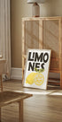 Retro Lemons Illustration Plakat - Posterbox.dk