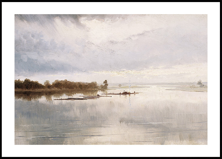 River Landscape by Ferdynand Ruszczyc Plakat - Posterbox.dk