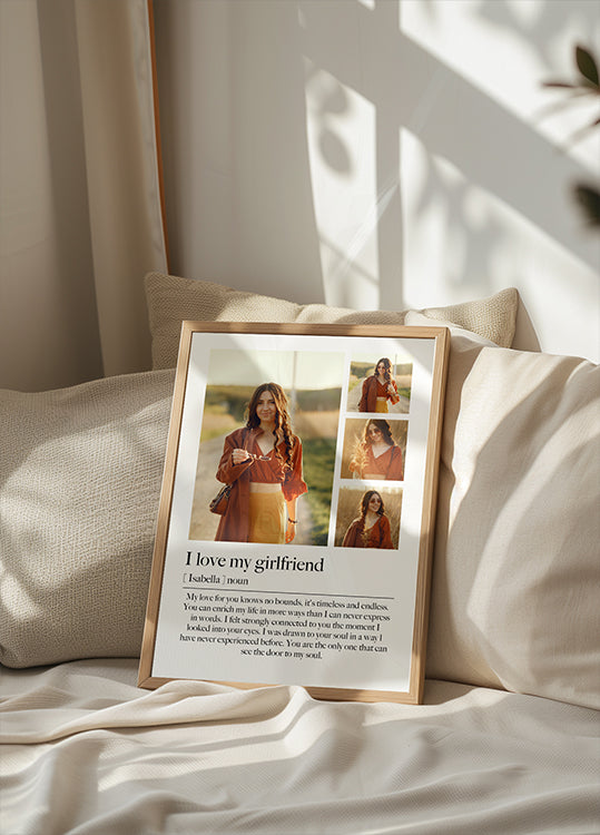 Romantic Photo Collage Plakat - Posterbox.dk