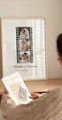 Romantic Wedding Film Strip, Mr and Mrs Plakat - Posterbox.dk