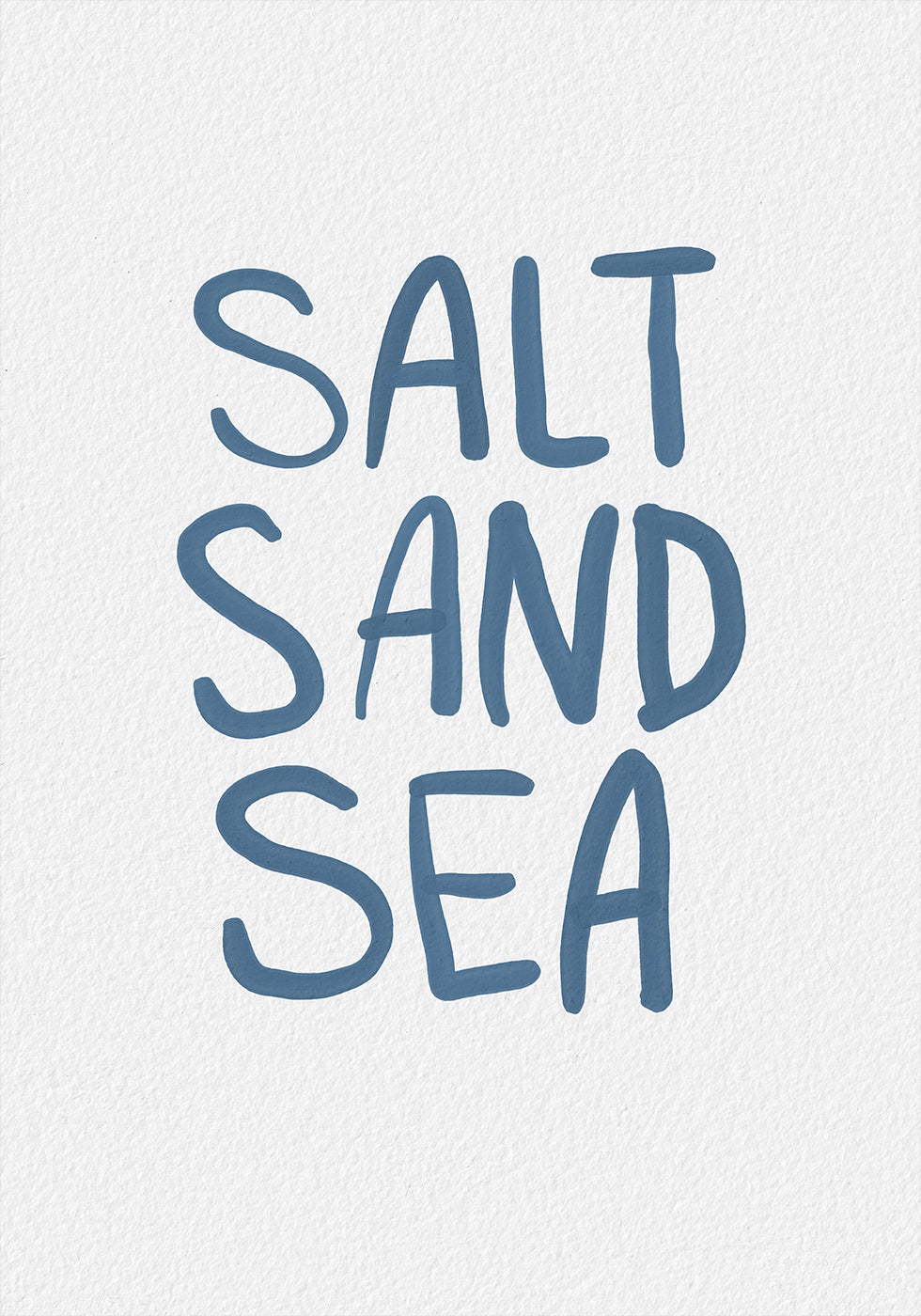 Salt Sand Sea Plakat - Posterbox.dk