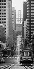 San Francisco Streetcar and Skyline Plakat - Posterbox.dk