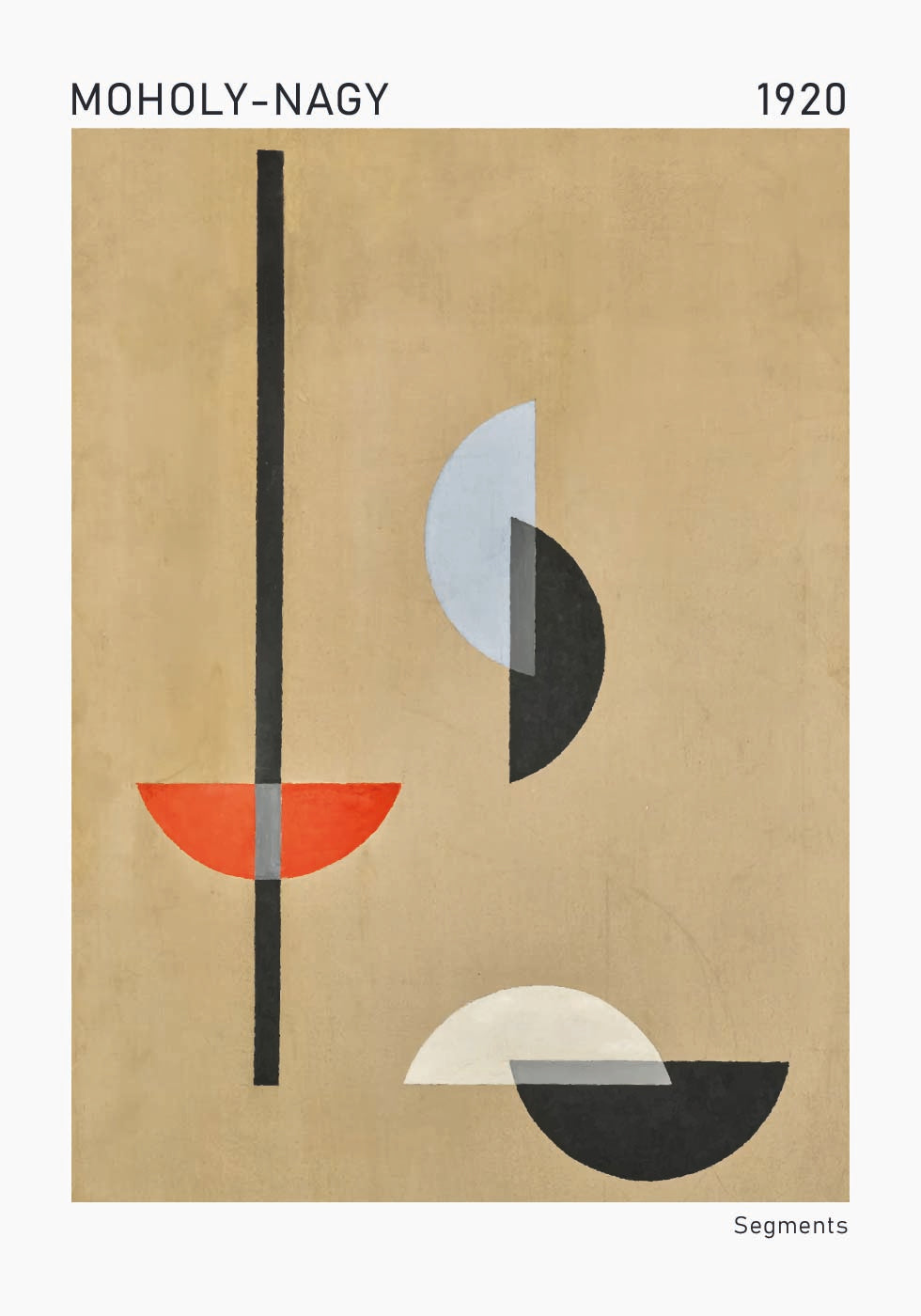 Segments Bauhaus abstract, Moholy-Nagy, 1920 Pakat - Posterbox.dk