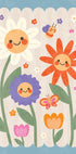 Smiley Flowers, whimsical Floral Plakat - Posterbox.dk