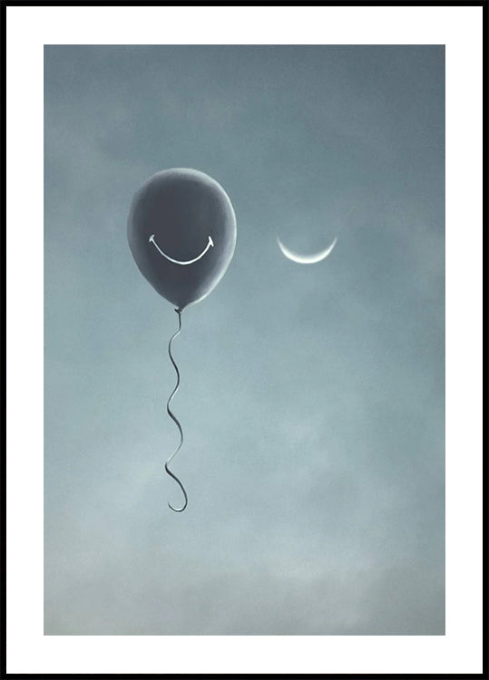 Smiling Balloon Plakat - Posterbox.dk