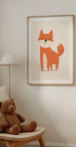 Smiling Fox Plakat - Posterbox.dk