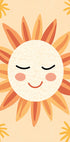 Smiling Sun Illustration Plakat - Posterbox.dk