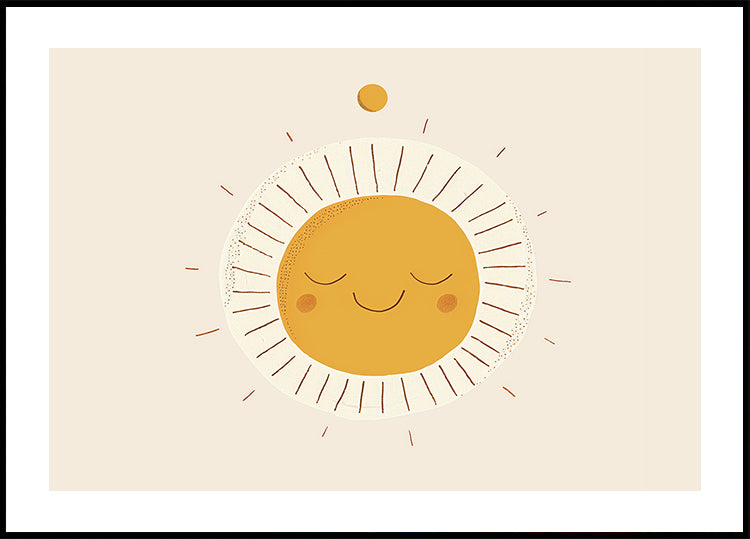 Smiling Sun Plakat - Posterbox.dk
