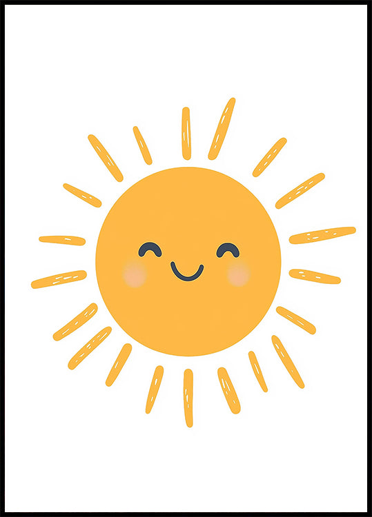 Smiling Sun Plakat - Posterbox.dk
