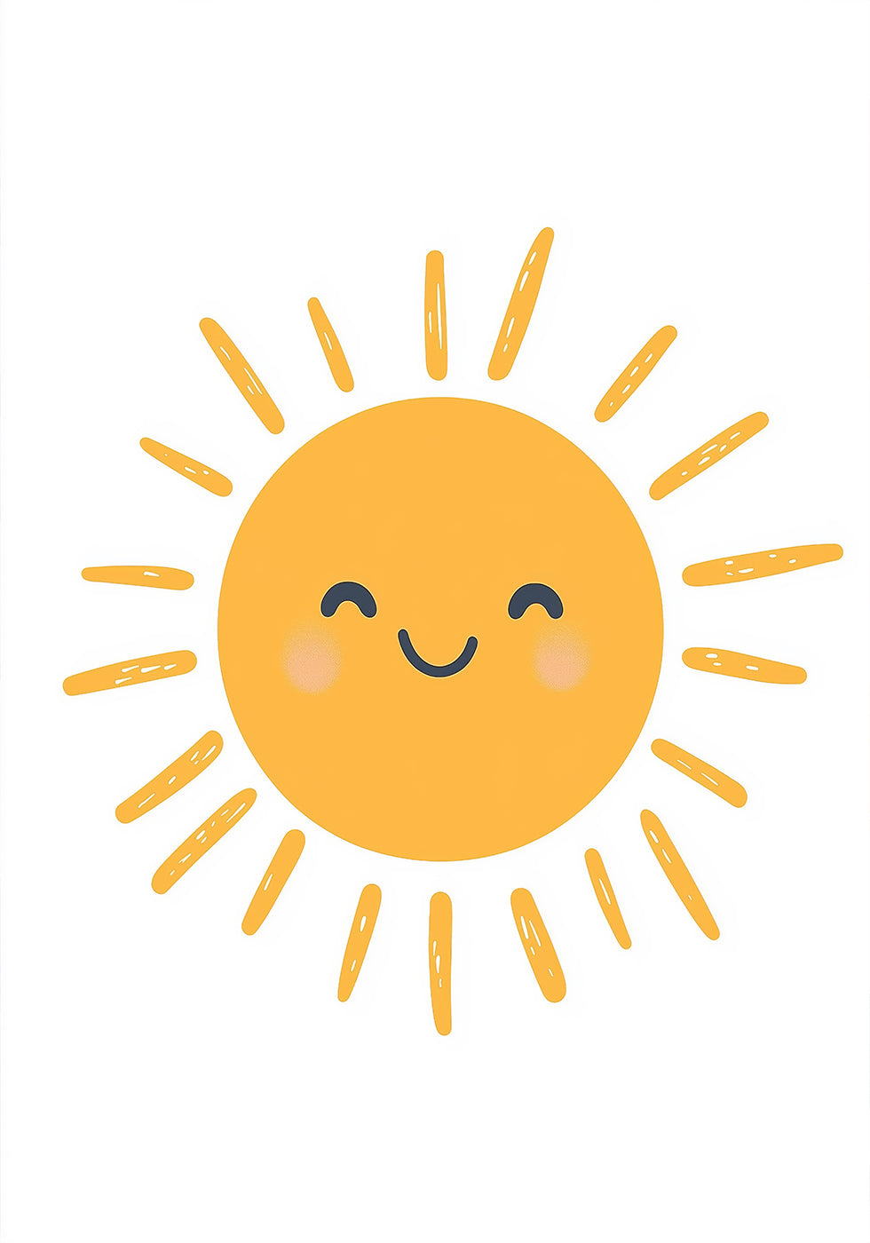 Smiling Sun Plakat - Posterbox.dk