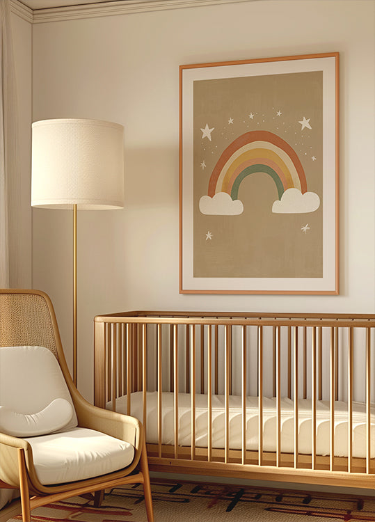 Soft Rainbow Plakat - Posterbox.dk