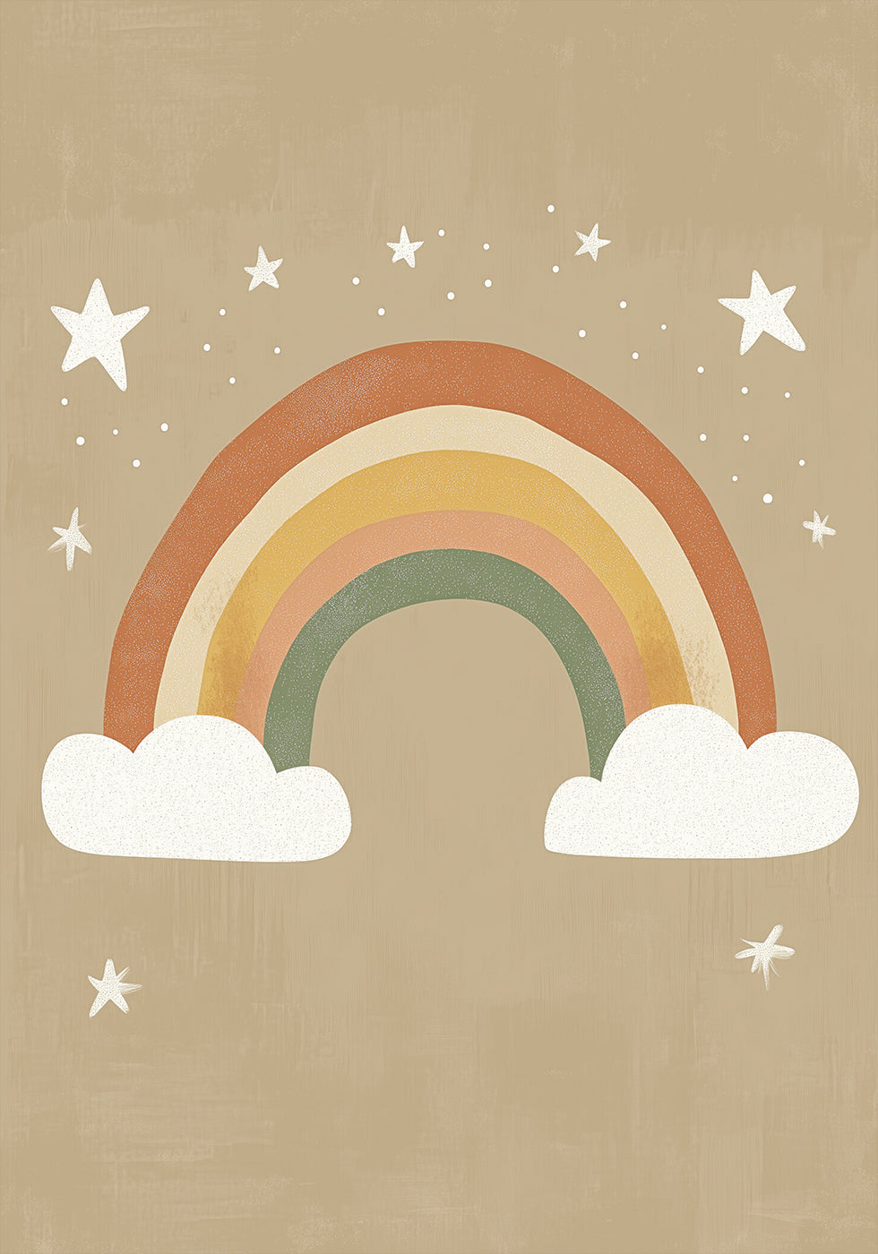 Soft Rainbow Plakat - Posterbox.dk