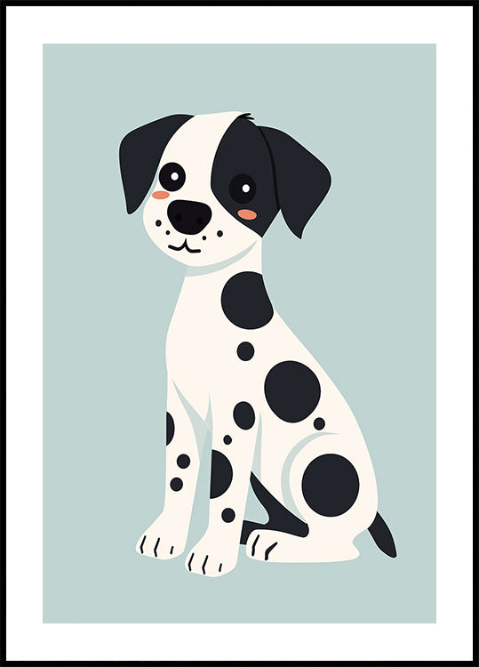 Spotted Puppy Plakat - Posterbox.dk
