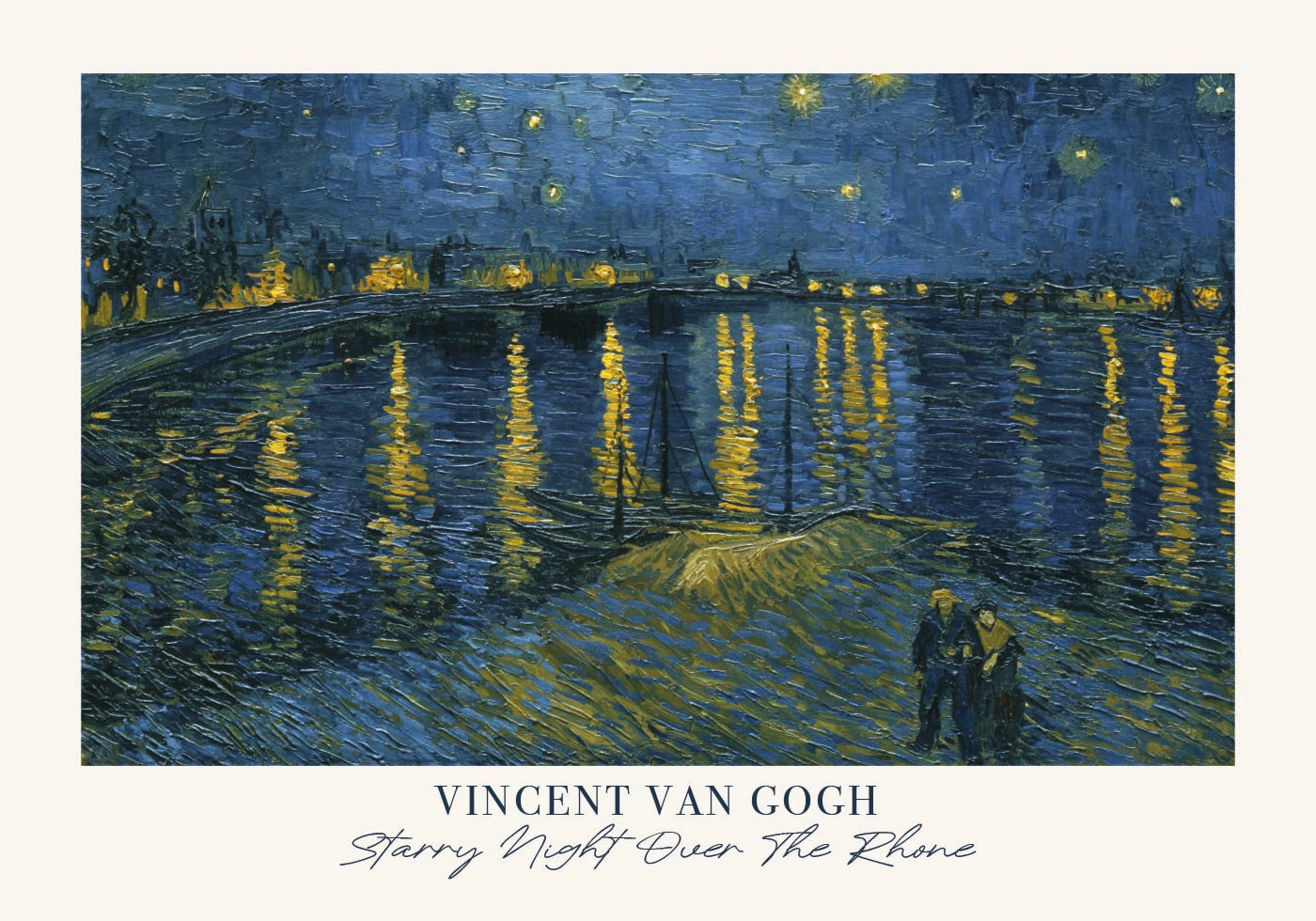 Starry Night Over The Rhône by Vincent van Gogh Plakat - Posterbox.dk