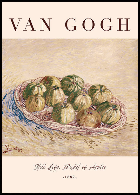 Still Life, Basket of Apples by Vincent van Gogh Plakat - Posterbox.dk