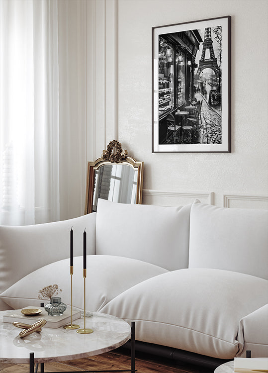 Street Cafe in Paris Plakat - Posterbox.dk