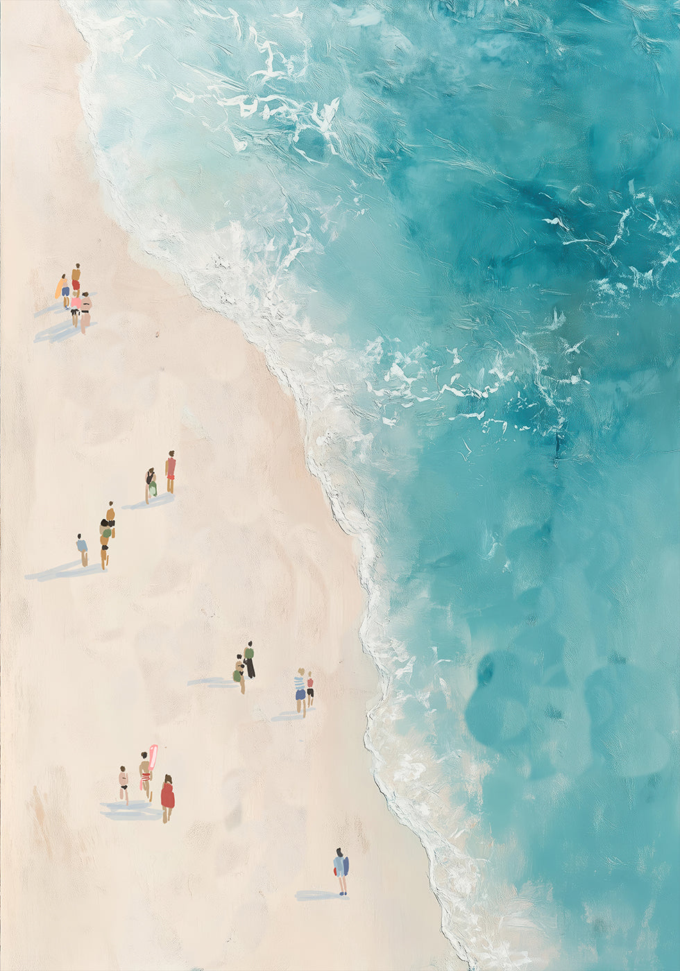 Strolling the Shore Plakat - Posterbox.dk