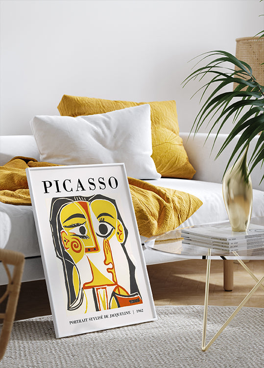 Stylized Portrait of Jacqueline, Pablo Picasso Plakat - Posterbox.dk
