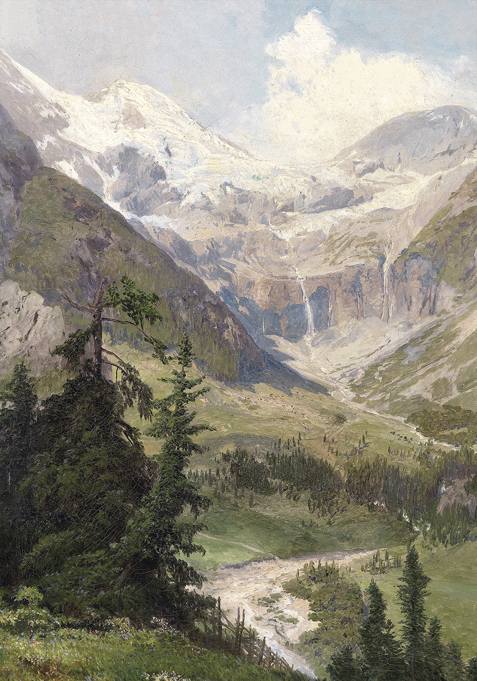 Summer in the Mountains by Konrad Petrides Plakat - Posterbox.dk