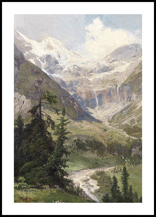 Summer in the Mountains by Konrad Petrides Plakat - Posterbox.dk