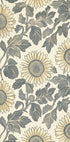 Sunflower Botanical Vintage Pattern Cream Plakat - Posterbox.dk