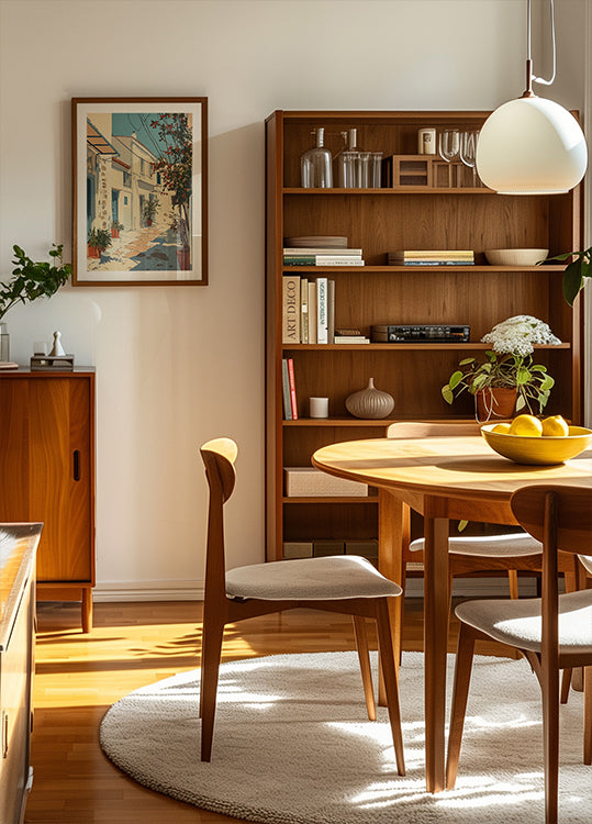 Sunny Mediterranean Alley Plakat - Posterbox.dk