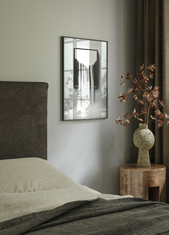 Surreal Waterfall Frame Plakat - Posterbox.dk